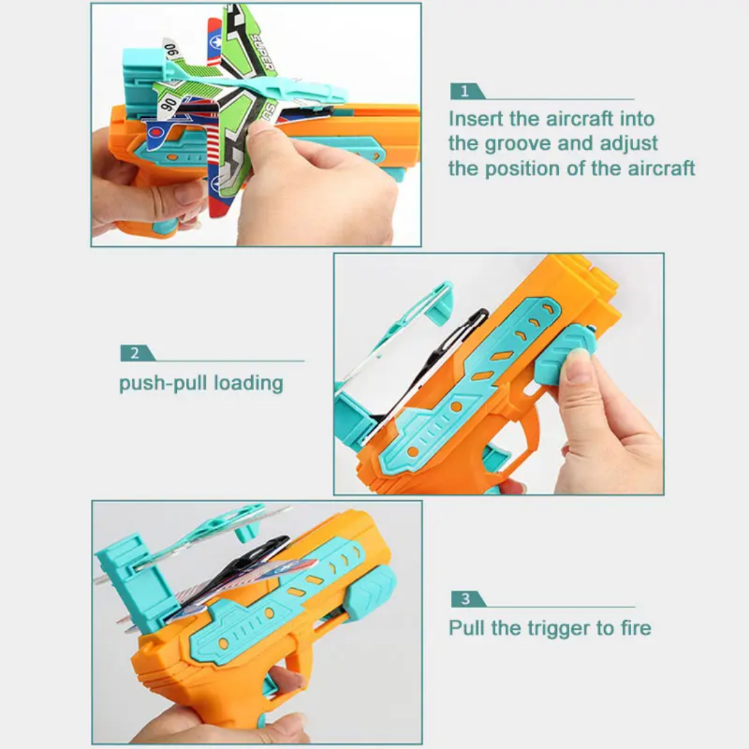 Air Battle Flight Launcher Gun - 5 flights