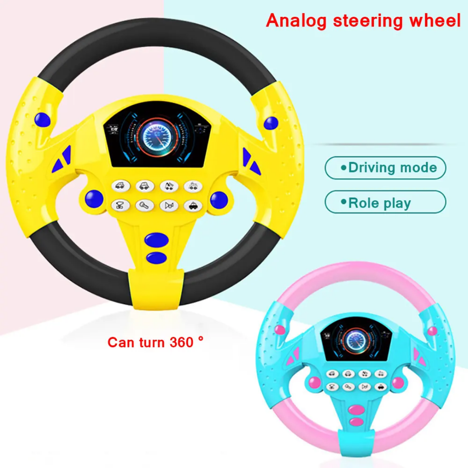 360 degree Rotation Steering Wheel for Kids