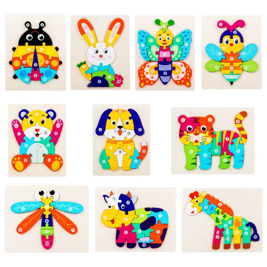 Counting Jigsaw Puzzle Jumbo - Wooden
