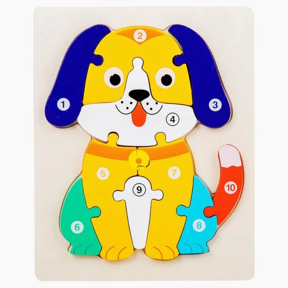 Counting Jigsaw Puzzle Jumbo - Wooden