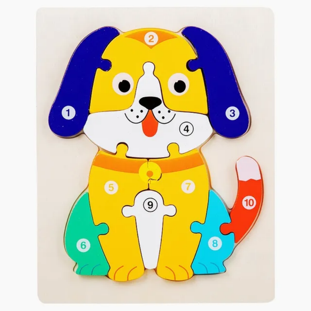 Counting Jigsaw Puzzle Jumbo - Wooden
