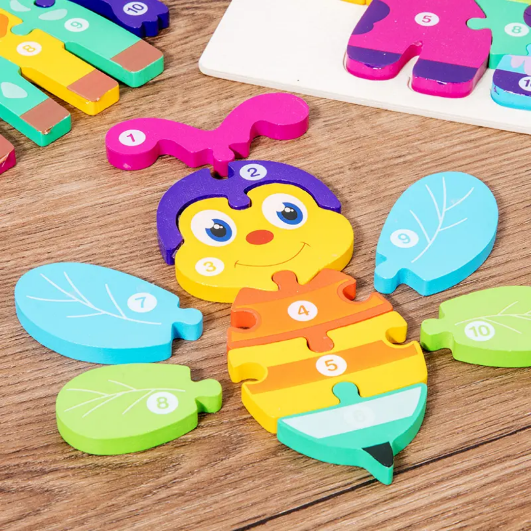 Counting Jigsaw Puzzle Jumbo - Wooden