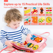 Early Education Sensory 8 in 1 Busy Book