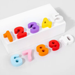 Wooden Educational Counting and Uppercase Letter Log Board