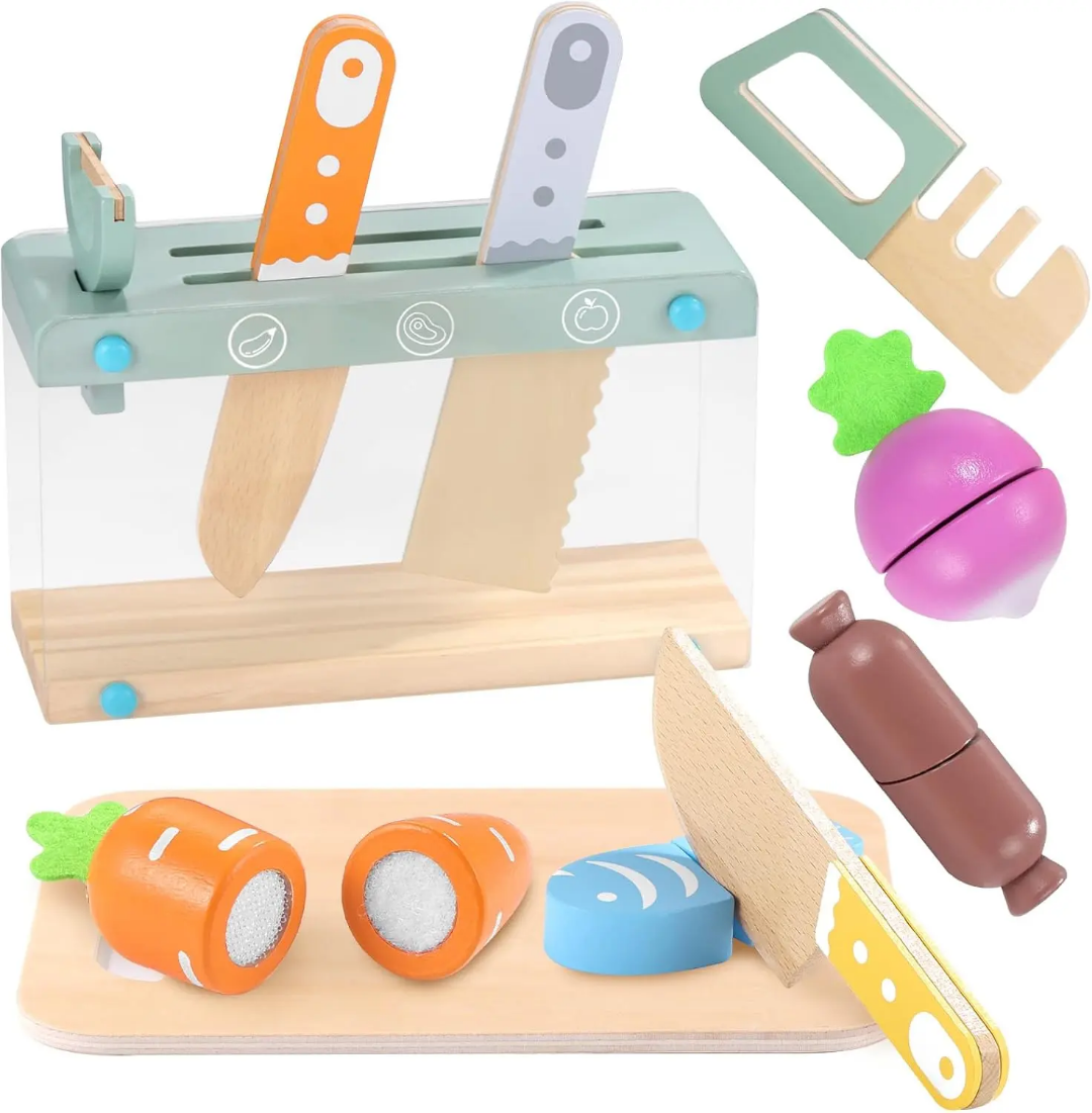 My Little Kitchen Accessories- Fully Wooden Pretend Play