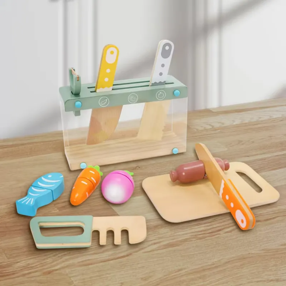 My Little Kitchen Accessories- Fully Wooden Pretend Play