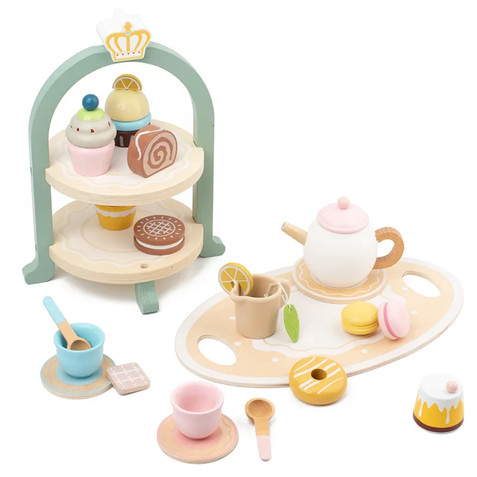 Afternoon Tea Time - Finest Wooden Pretend Play Set