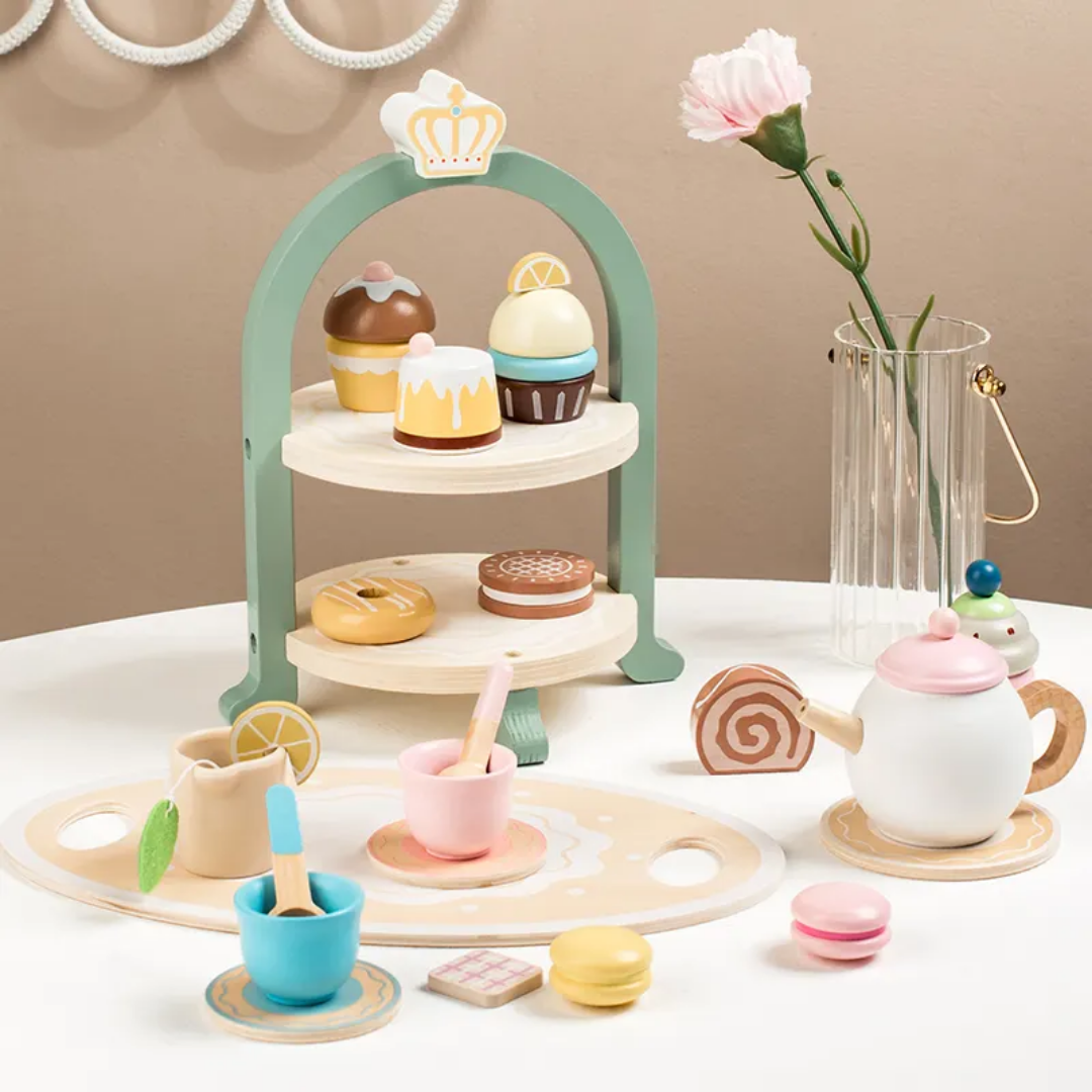 Afternoon Tea Time - Finest Wooden Pretend Play Set