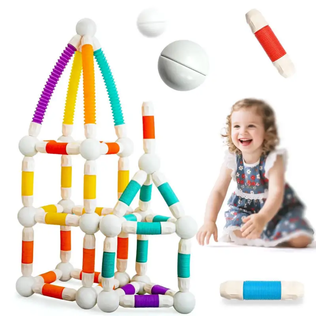 Flexible Magnetic Tube Block - 45 Pcs