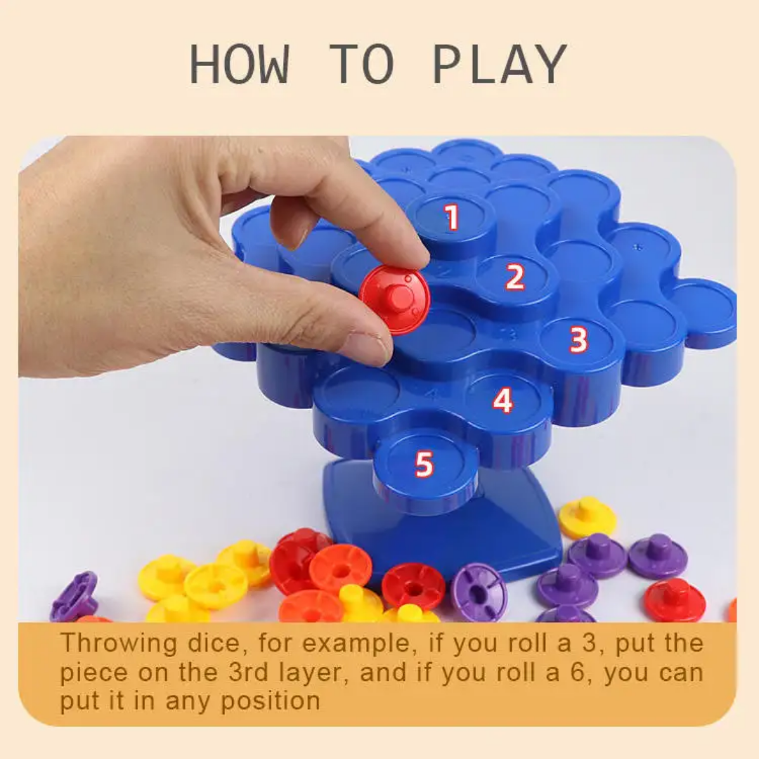 Topple Balance the Coin - Multiplayer Family Game