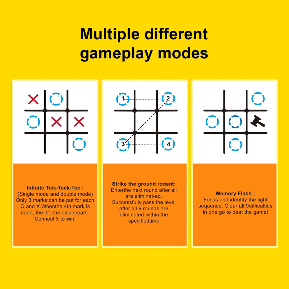 Electronic Tic Tac Toe - Infinite Game
