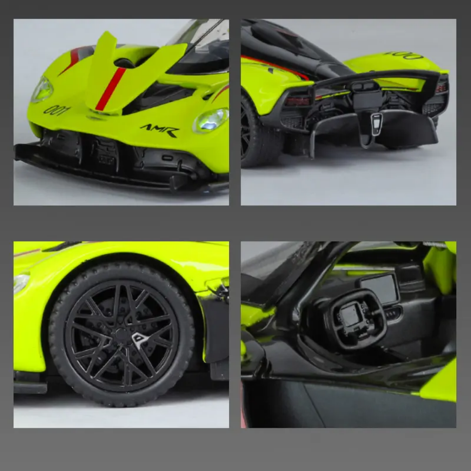 Pullback Power Die-cast Car with Doors Openable - Sound and Lights W32302