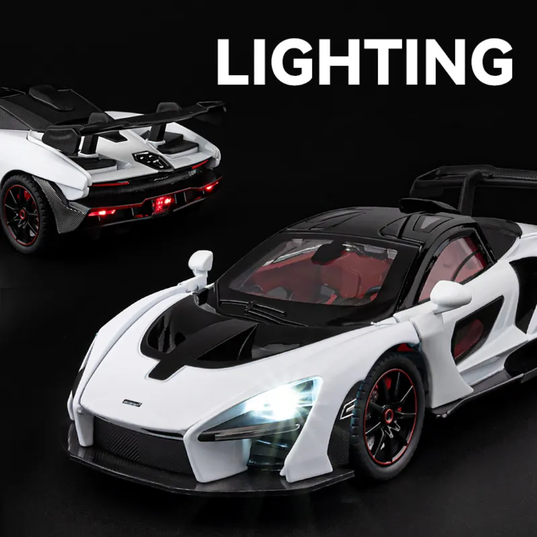Pullback Power Die-cast Car with Doors Openable -Sound and Lights CZ181