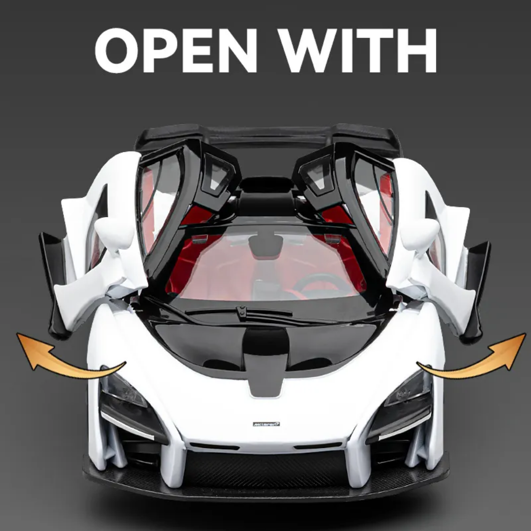 Pullback Power Die-cast Car with Doors Openable -Sound and Lights CZ181