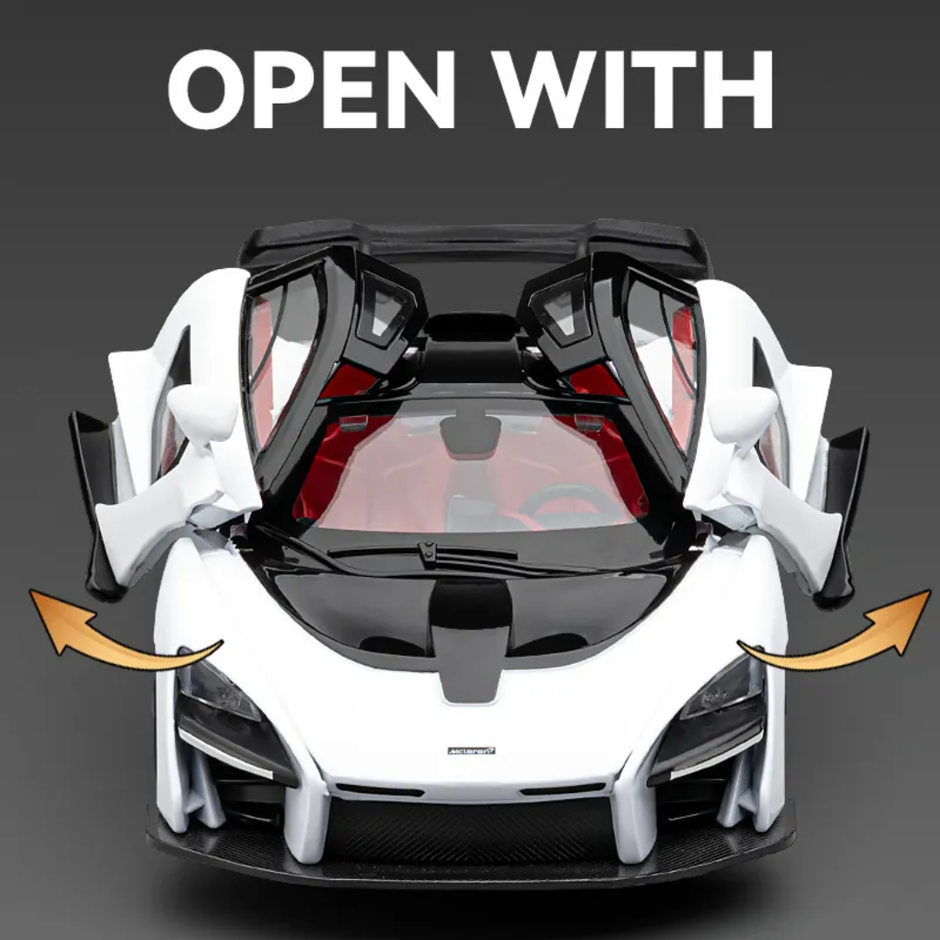 Pullback Power Die-cast Car with Doors Openable -Sound and Lights CZ181