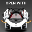 Pullback Power Die-cast Car with Doors Openable -Sound and Lights CZ181