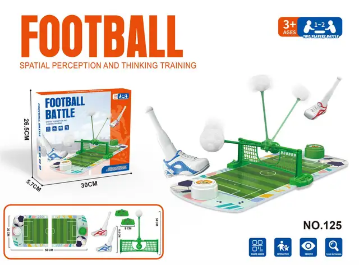 Football Battle 2 Player - Portable Model