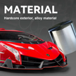 Scale 1:24 Pullback Power Die-cast Car with Doors Openable - Horn, Sound and Lights CZ147D