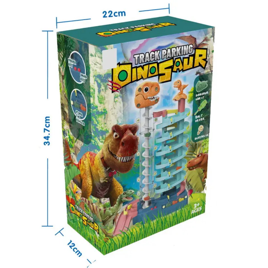 Automatic Dinosaur Track Parking Car Slide Set