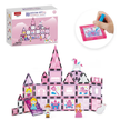 Window Art Magnetic Tile Blocks - 50 pcs Castle Theme Construction Game
