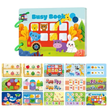 Animal Theme Handy Busy Book - Velcro Activity