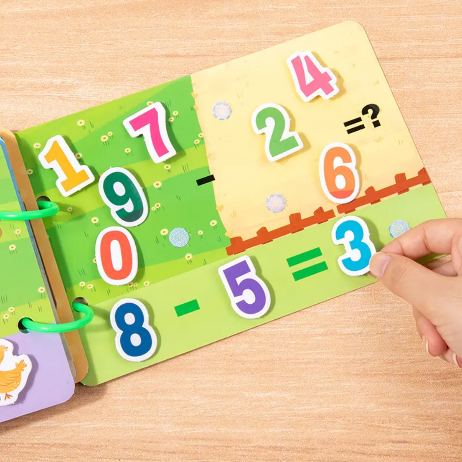 Animal Theme Handy Busy Book - Velcro Activity