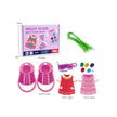Early Education Clothes Lacing Button - Wear Shoe Button Suit Wooden (Single piece)