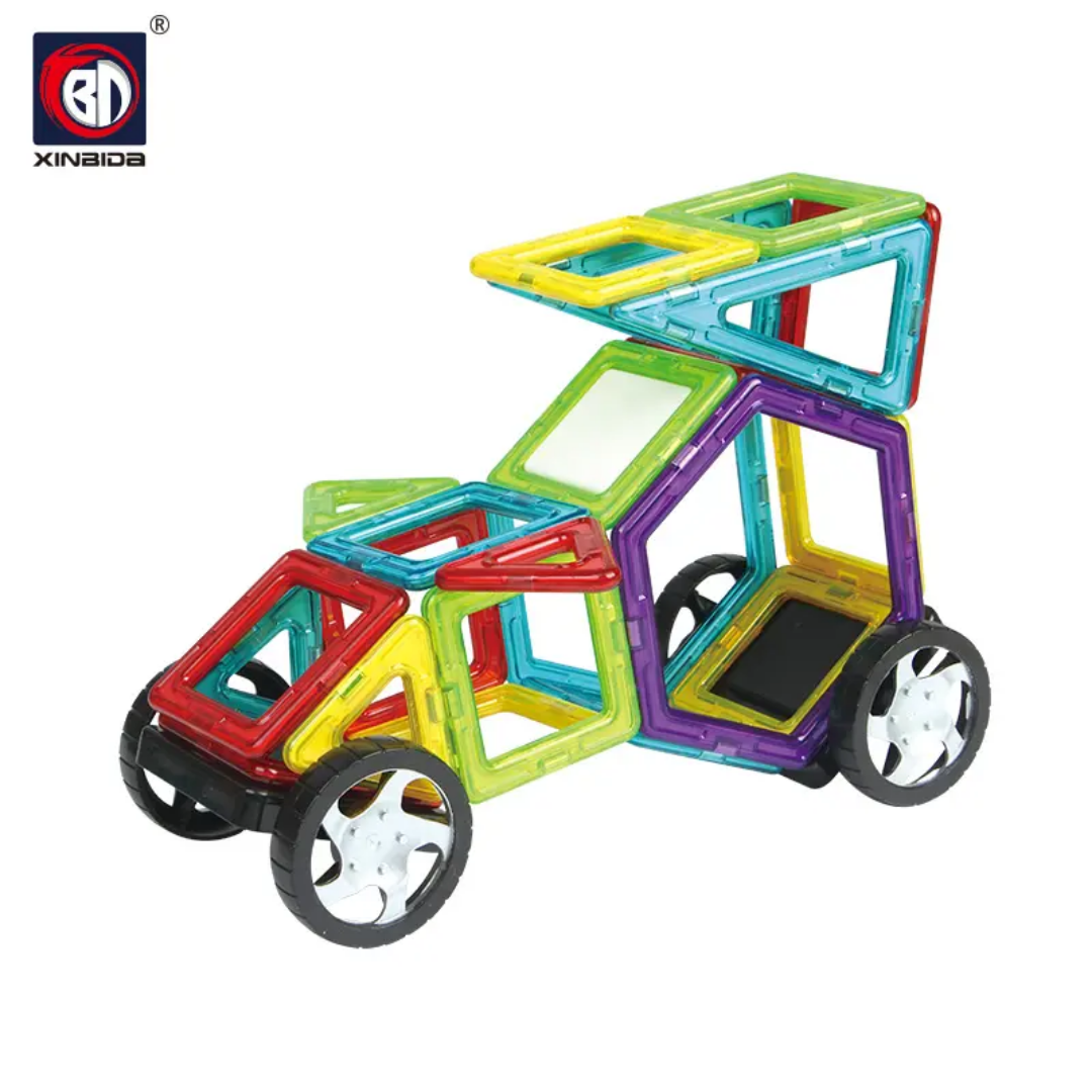 Magnetic Tile Building Blocks - Magical Magnet Engineer Series - 75 pcs Construction Game