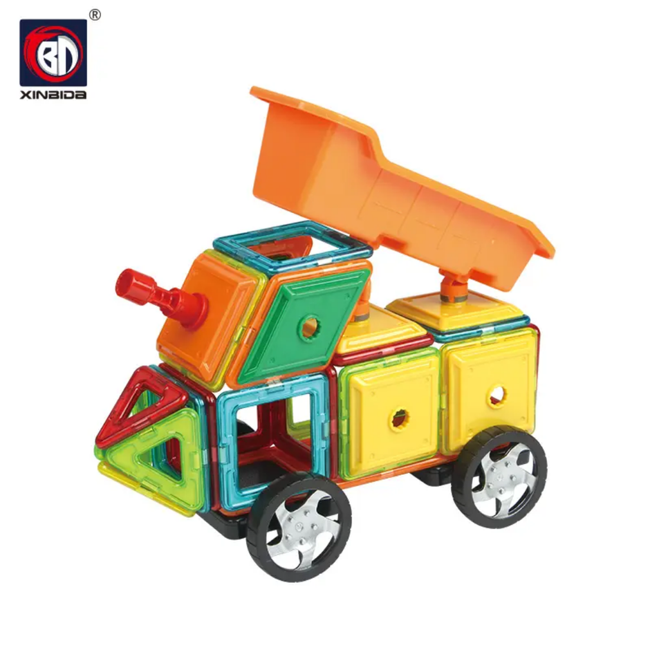Magnetic Tile Building Blocks - Magical Magnet Engineer Series - 75 pcs Construction Game