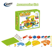 Blocks Sliding Ball Drop Builder - 100 Pieces Variable Block & Marble Run Set (Classic Brights)