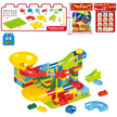 Blocks Sliding Ball Drop Builder - 88 Pieces Variable Block & Marble Run Set (Dino Edition)