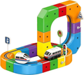 Cube Track Express - 51 Pieces DIY Magnetic Cube Railway Building Set