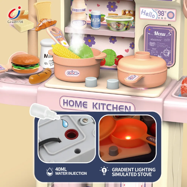 Dream Home Kitchen - DIY Steam & Water Play Kitchen Playset