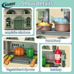 Little Chef Villa - 2 in 1 DIY Playhouse & Kitchen Playset