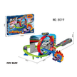 Max Track Racer- 360 Degree Stunt Loop Racing Car Track Set with Inertia Power Cars
