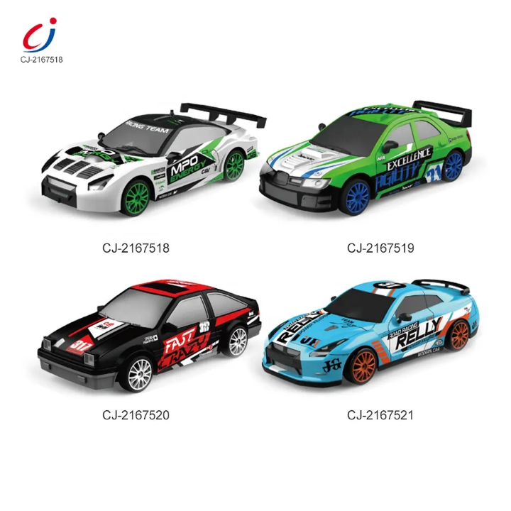 Rally Drift Returns - 1:24 Scale 4WD RC Drift Car with USB Charge & Drift Cones (18.5cm)