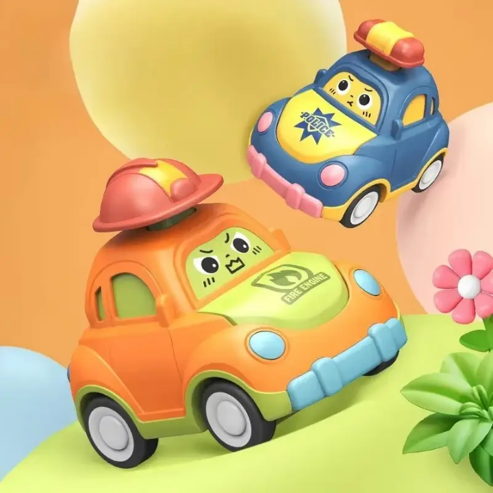 Zip & Go Buddy - Press & Launch Inertia Toy Car