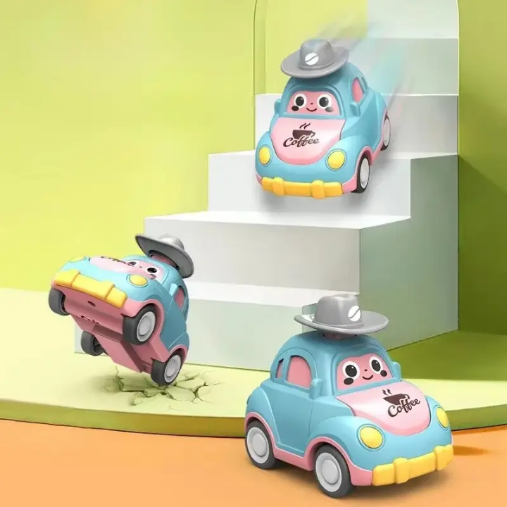 Zip & Go Buddy - Press & Launch Inertia Toy Car