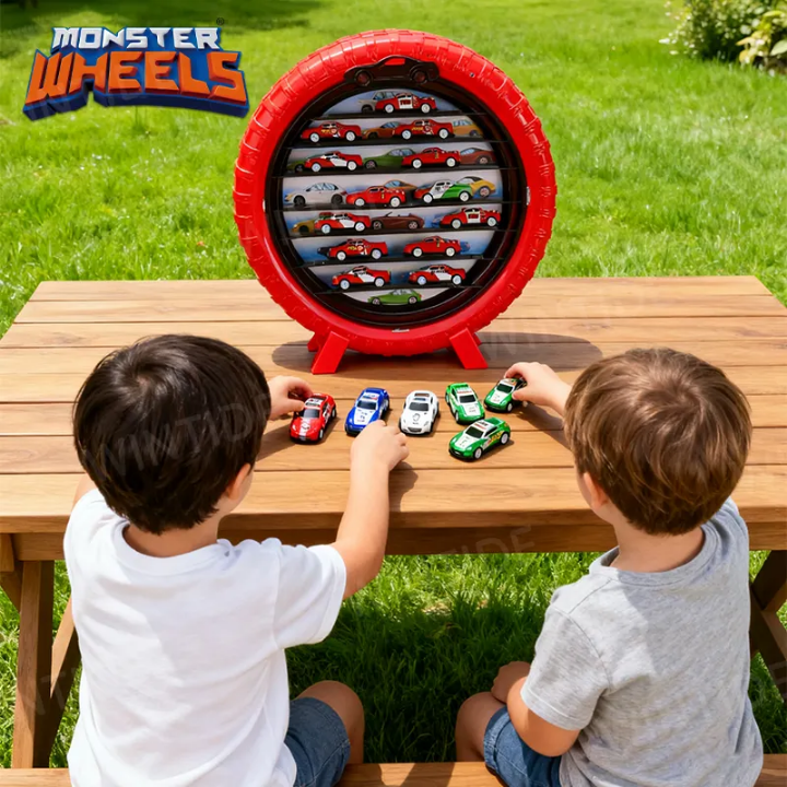 Monster Wheels - Tire Shaped Car Display and Toy Sets