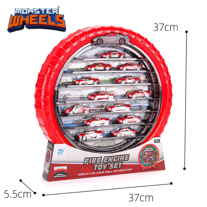 Monster Wheels - Tire Shaped Car Display and Toy Sets