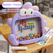 Dino Magnetic Board - 2 Sided Art & Colour Sorting Activity Set