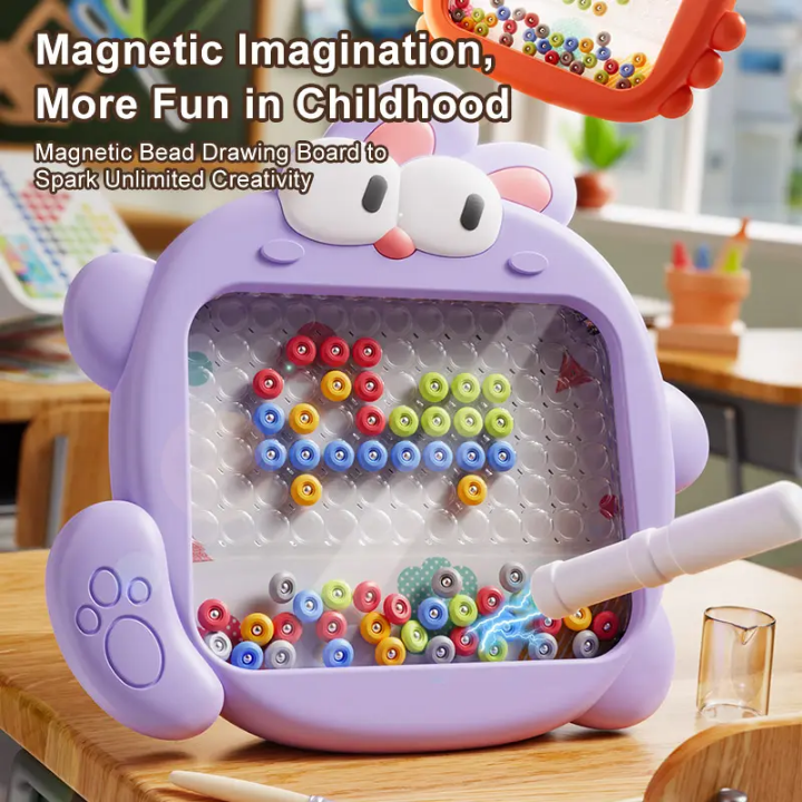 Dino Magnetic Board - 2 Sided Art & Colour Sorting Activity Set