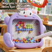 Dino Magnetic Board - 2 Sided Art & Colour Sorting Activity Set