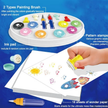 Color Draw Magic Paint & Stamp Studio - All in One Kids Art Set