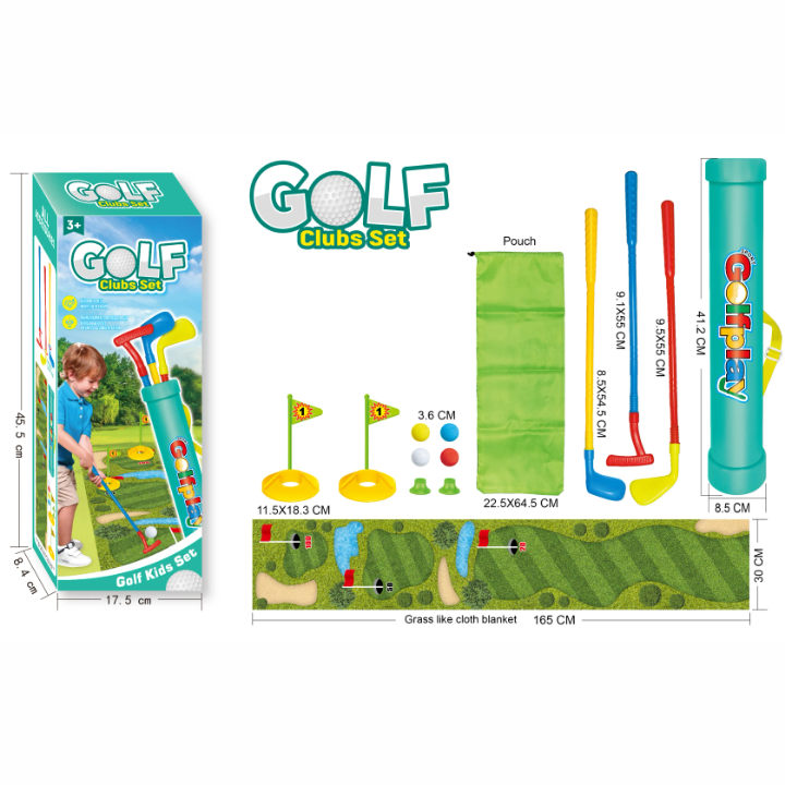 LittlePro Kids Golf ClubSet - Complete Indoor & Outdoor Starter Kit