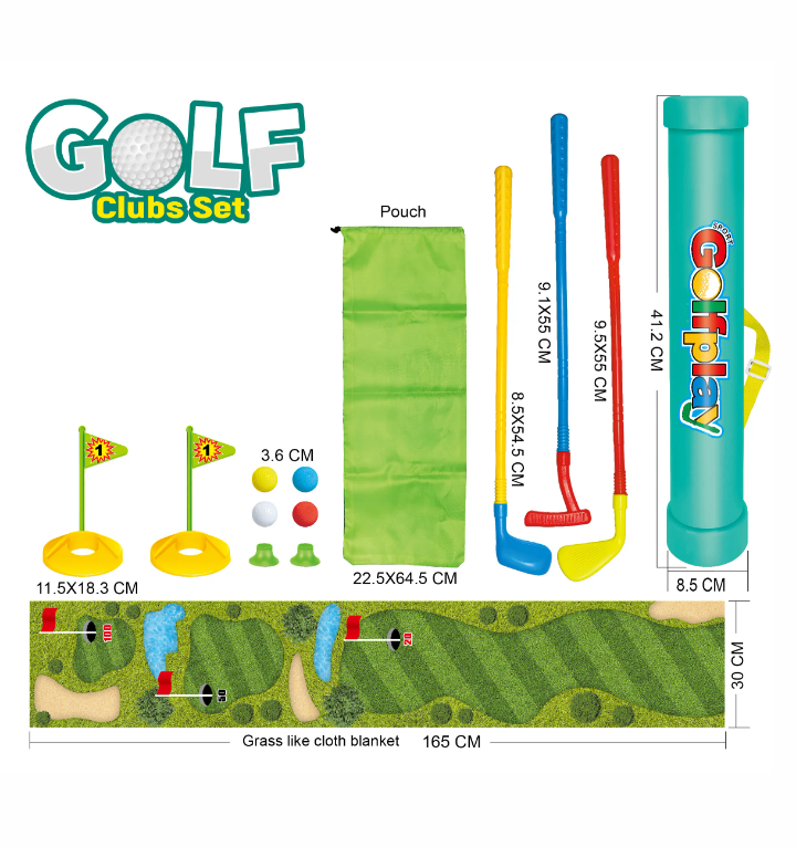 LittlePro Kids Golf ClubSet - Complete Indoor & Outdoor Starter Kit