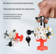 Montessori Activity Busy Cube - Multi skill Lock & Exploration Sensory Toy
