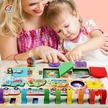 Montessori Fishing Busy Board - Sensory Activity Learning Board