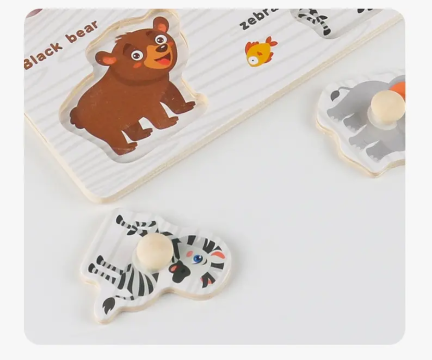 2 in 1 Xylophone & Animal Puzzle Board - Musical Learning Toy with Convertible Writing Pad