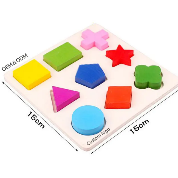 Wooden Mini Shape Puzzle Tile